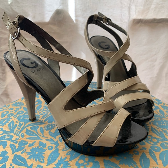 Dressy Nude Heels by Guess - Picture 1 of 3